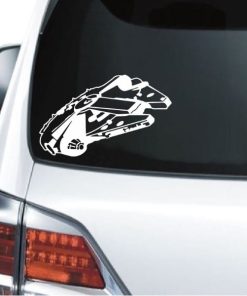 Car Decals - Millennium Falcon Sticker