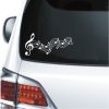 Car Decals - Music Notes long Sticker