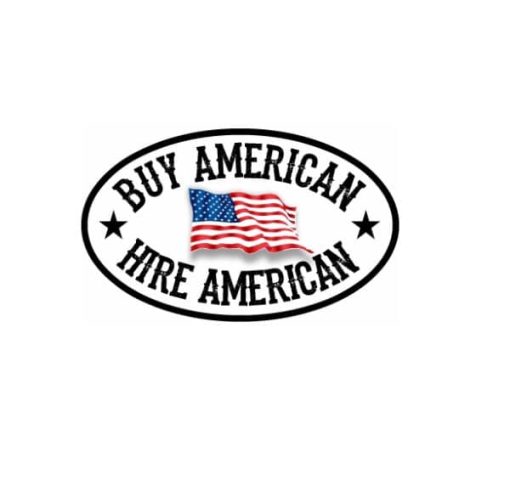Cool Stickers - Buy American Hire American Decal