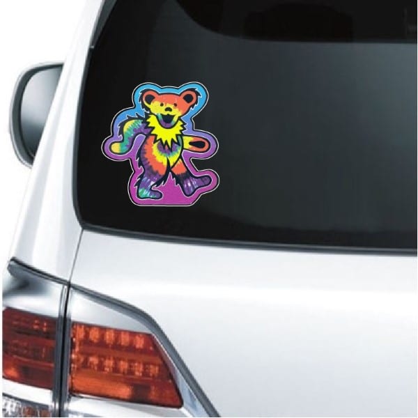  Grateful Dead Mod Bear Sticker / Decal 4.5-by-4.75 Inches with  4 Extra Mini Stickers : Toys & Games