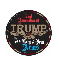 Cool Stickers - Trump Law and Order Decal