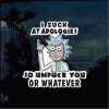 Cool stickers - Rick and Morty Suck at Apolgies Unfuck Decal