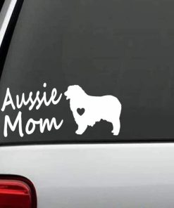 Dog Stickers - Australian Shepherd Aussie Mom Decal