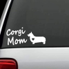 Corgi mom Heart Window Decal Sticker