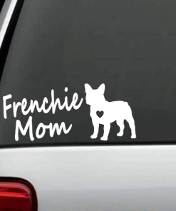 Frenchie Mom French Bull Window Decal Sticker