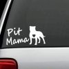 Dog Stickers - Pit Mama Heart Decal