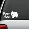 Dog Stickers - Pom Mom Pomeranian Decal