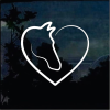 Horse heart Window decal Sticker