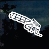 Jeep Girl Jeep A5 - Jeep Wrangler Decals