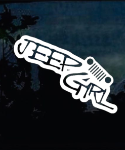 Jeep Girl Jeep A5 - Jeep Wrangler Decals