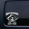 Jeep Decals - Rum Runners Skull Sticker