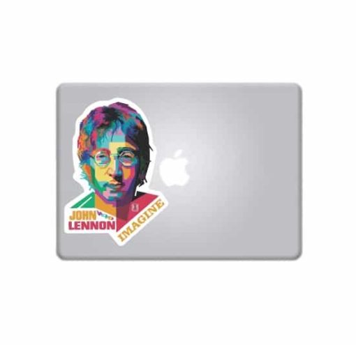 Laptop Stickers - John Lennon Full Color Decal