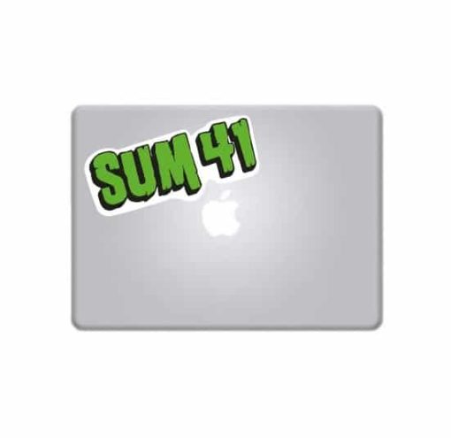 Laptop Stickers -Sum 41 band Full Color Decal