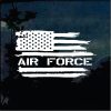 Military Decals - Air Force Weathered American Flag Sticker
