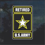 Army Stickers – Us Retired Full Color Military Decal | Custom Made In ...