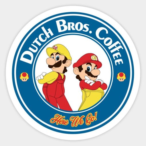 cool stickers - Dutch Bros Coffee Decal