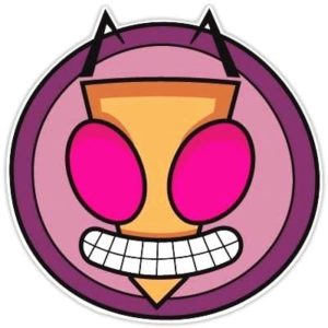 Invader Zim Irken Race Decal Sticker | Custom Made In the USA | Fast ...