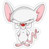 cool stickers - Pinky ans the Brain Decal