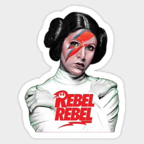 cool stickers - Princess Leia Rebel Decal