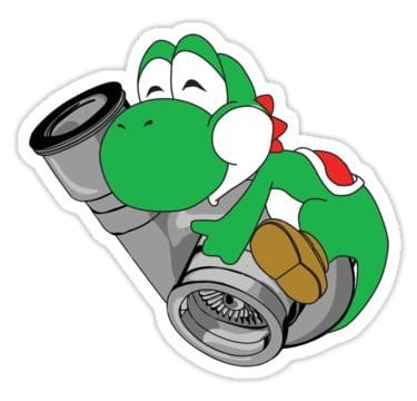cool stickers - Yoshi Turbo Decal