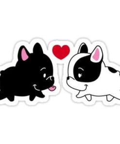 cool stickers - french bulldog decal