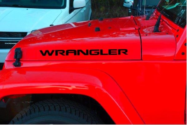 eep Decals - Jeep Wrangler Hood set of 2 New Style Stickers