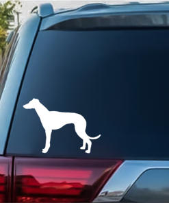 Greyhound Silhouette Window Decal Sticker
