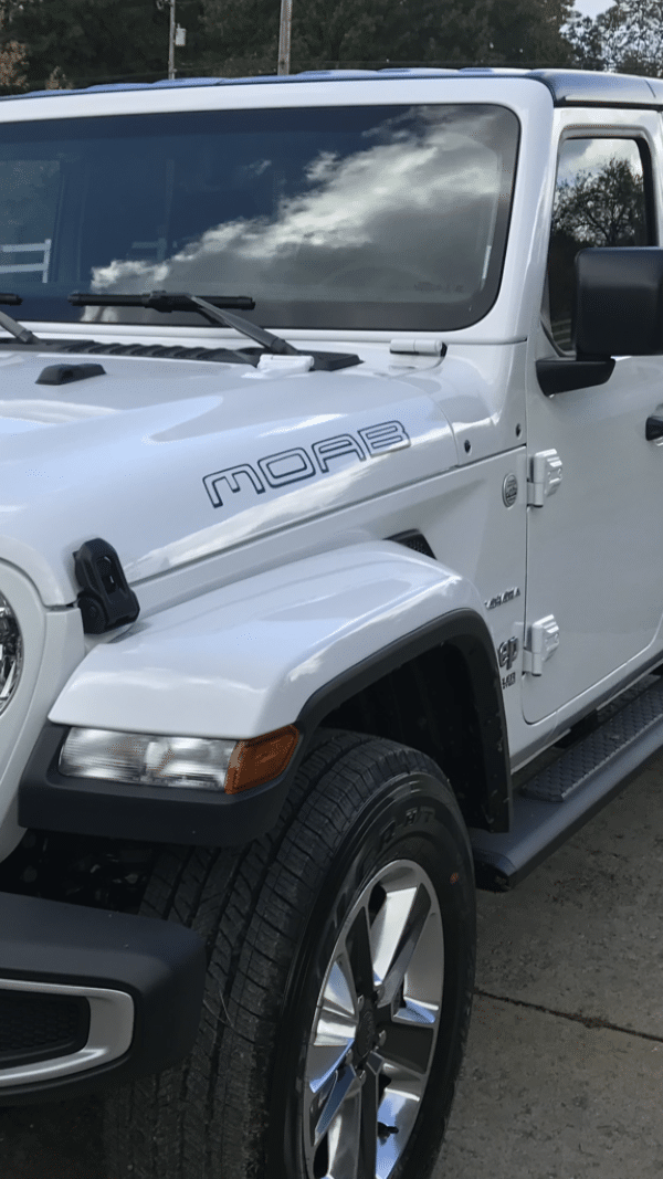Jeep Moab Hood Decal Custom Sticker Shop