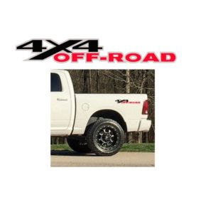 Dodge Ram 4x4 Offroad Decal Sticker set 3 color