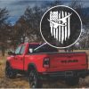 Duck Hunter Weathered Flag Decal Sicker