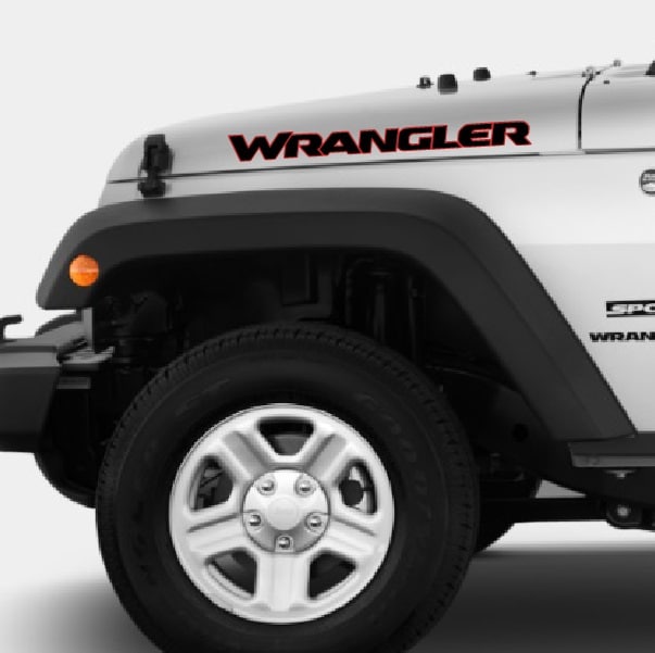Jeep wrangler 2 color New Styling Jeep Decal Sticker | MADE IN USA