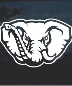 Alabama Crimson Tide University Elephant Decal Sticker