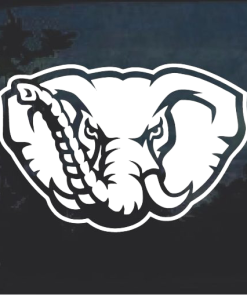 Alabama Crimson Tide University Elephant Decal Sticker