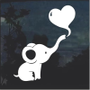 Dumbo Baby Elephant Heart Cute window decal Sticker