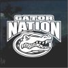 Florida Gators Gator Nation Window Decal Sticker