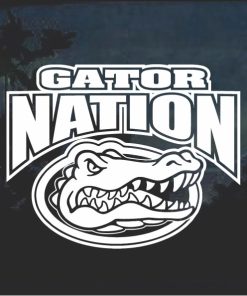 Florida Gators Gator Nation Window Decal Sticker