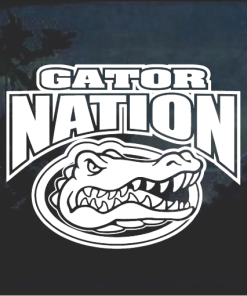 Florida Gators Gator Nation Window Decal Sticker