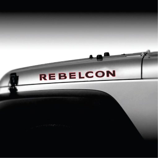 Jeep rebelcon 2 color hood decal sticker