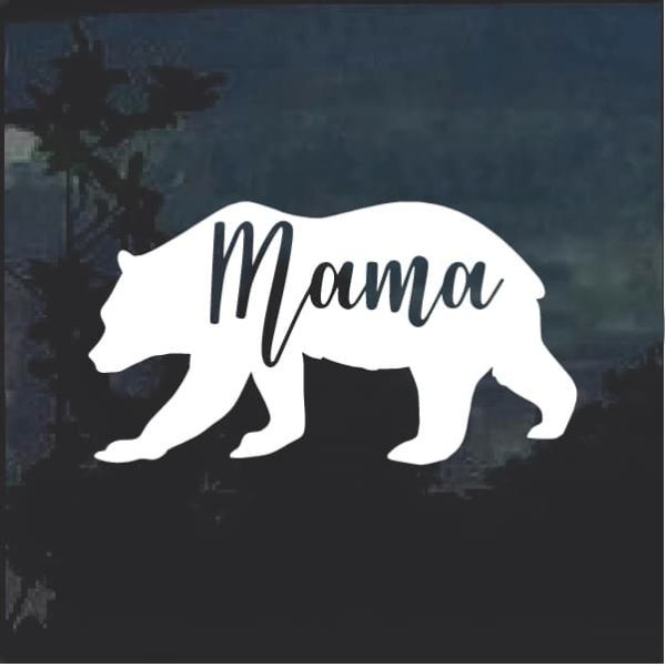 Mama Bear Car Window Decal Sticker