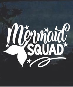 Mermaid Squad Window Decal Sticker