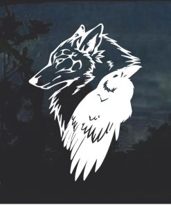 Odin Thor Raven Wolf Decal Sticker
