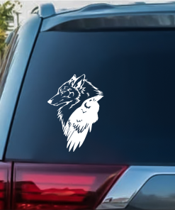 Odin Thor Raven Wolf window decal Sticker