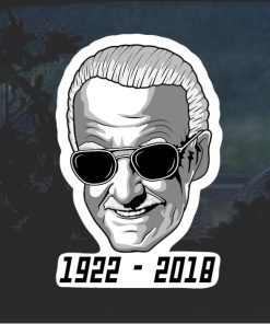 RIP Stan Lee Window Decal Sticker 1922 - 2018