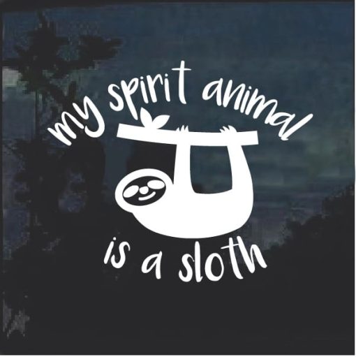 Sloth My Spirit Animal Decal Sticker
