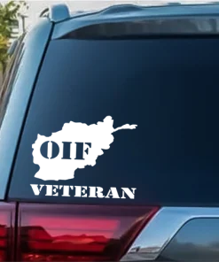 OIF Vetera window Decal Sticker
