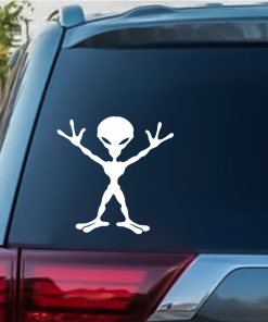 Alien body window decal Sticker
