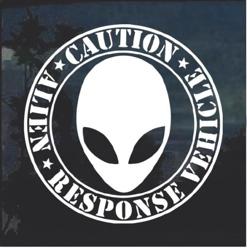 Alien Response Vehicle Decal Sticker