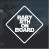 Baby Sith On Board Window Decal Sticker