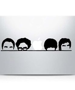 Big Bang Theory Silhouette Laptop Decal Sticker