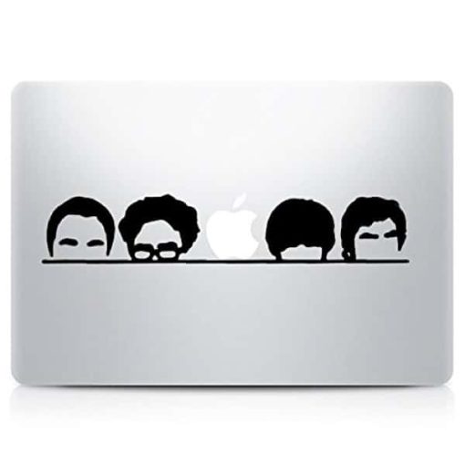 Big Bang Theory Silhouette Laptop Decal Sticker